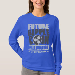 Camiseta Futuro Milionário de Moedas RÍPIDAS - Passar um di