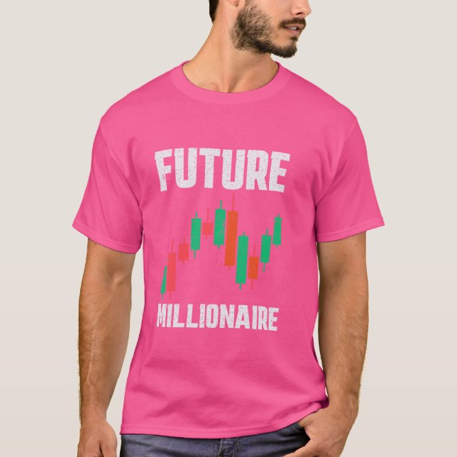 Camiseta Futuro Milionário Sucesso Negociações De Riqueza F (Frente)