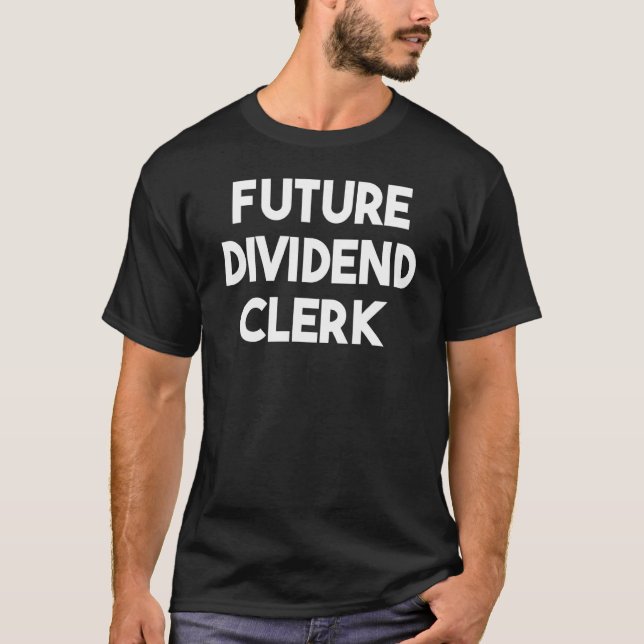 Camiseta Futuro Ministro dos Dividendos (Frente)