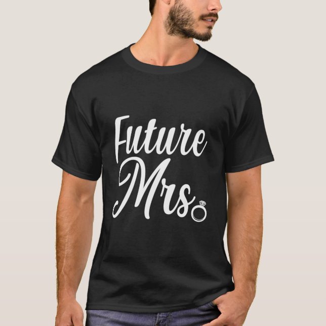 Camiseta Futuro Noivado Bridal Noiva Bachelo (Frente)