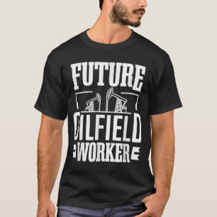 Camiseta Futuro Oilfield Worldwide Oil Rig Kid Oil Industry