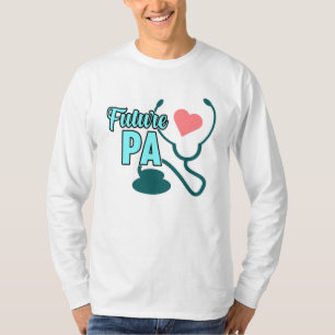 Camiseta Futuro PA Assistente Médico Estudantes Médicos G