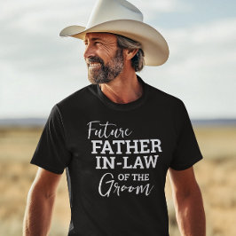 Camiseta Futuro Pai em Direito do Casamento do Groom BV
