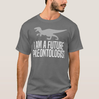 Camiseta Futuro Paleonlogista Dinossauros Antigos Fósseis K