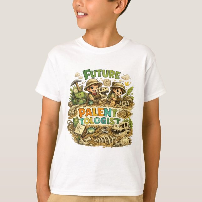 Camiseta Futuro Paleontólogo (Frente)