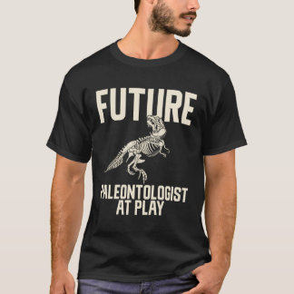 Camiseta Futuro Paleontólogo Em Jogo Dinossauro