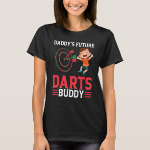 Camiseta Futuro Parceiro de Dardos do Papai  Jogador de Dar