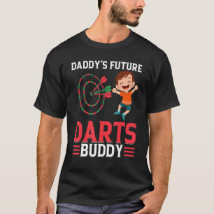 Camiseta Futuro Parceiro de Dardos do Papai  Jogador de Dar
