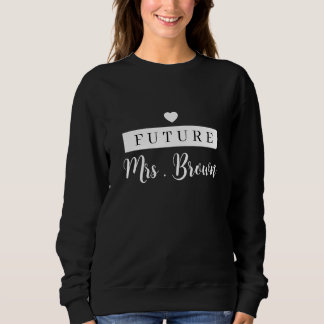 Camiseta Futuro Personalizado, o capuz da noiva da Sra. Swe