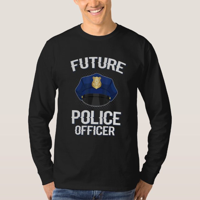 Camiseta Futuro Policial Kids (Frente)