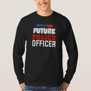 Camiseta Futuro Policial Responsável pela Aplicação da Lei