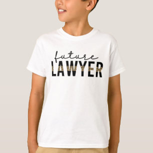 Camiseta Futuro Presente de Estudante da Faculdade de Direi