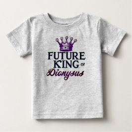 Camiseta Futuro Rei de Dioníso Bebê Romper Mardi Gras