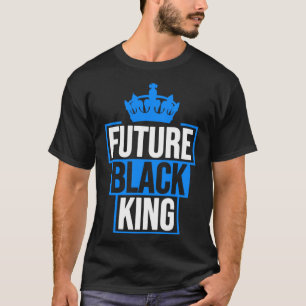 Camiseta Futuro Rei Negro Africano Empoderamento Negro