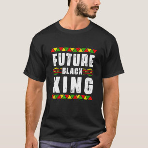 Camiseta Futuro Rei Negro Ensina Comemoração Educada Bla