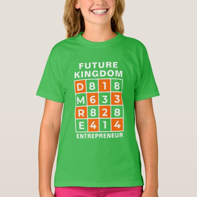 Camiseta FUTURO REINO EMPRESARIAL DO REINO Cristão (Frente)
