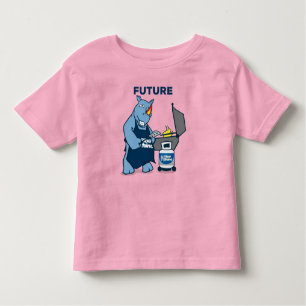 Camiseta "Futuro Rinoceronte" de Rinoceronte Azul