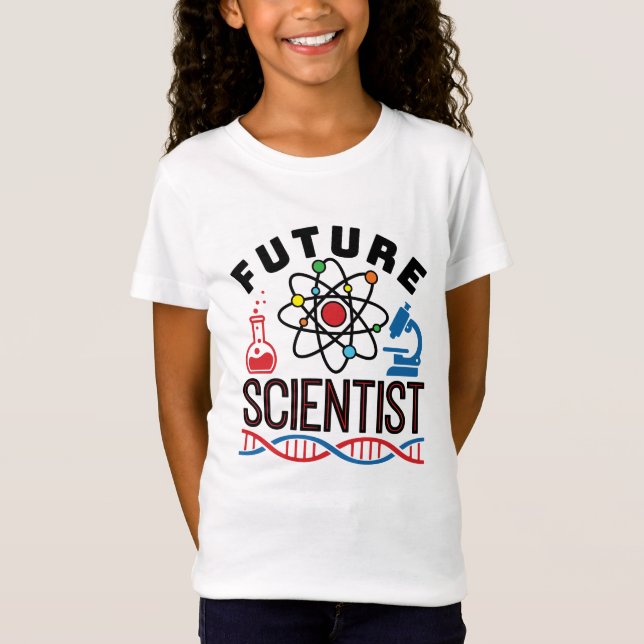 Camiseta FUTURO STEM DE PASSAGEIROS Científicos (Frente)