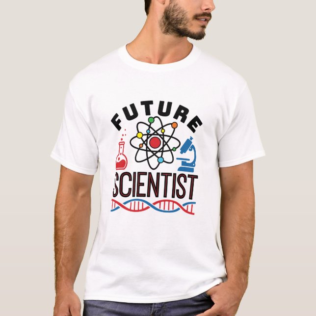 Camiseta FUTURO STEM DE PASSAGEIROS Científicos (Frente)