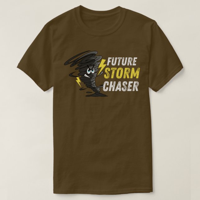 Camiseta Futuro tempo de tempestade Chaser Tornado Kids (Frente do Design)