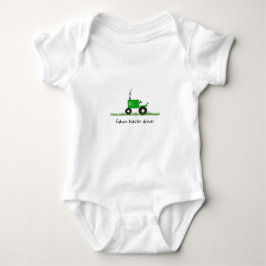 Camiseta "Futuro Trator" Trator Verde Bebês