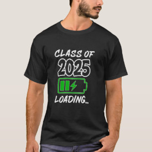 Camiseta Futuro Turma De 2025 Contagem Regressiva Para Grad