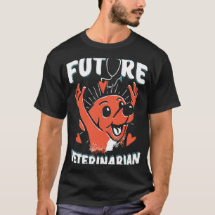 Camiseta Futuro veterinário Vet Student Dogtor