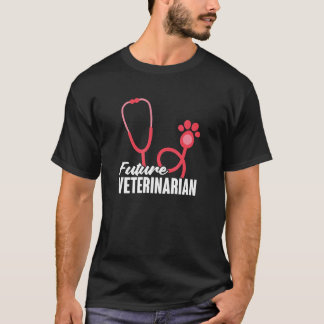 Camiseta Futuro veterinário veterinário Vet Veterinary Stud