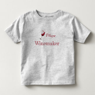 Camiseta Futuro Vinicultor Bebê Amante de Vinho Divertido