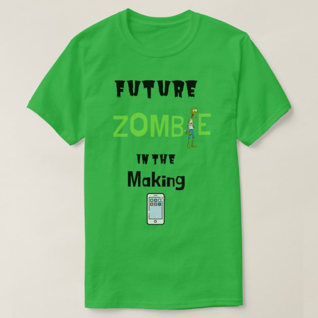 Camiseta Futuro Zombie no Fazer (Frente do Design)