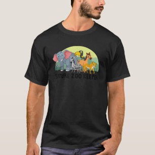 Camiseta FUTURO ZOOLÓGICO Africano Safari Boys Gift