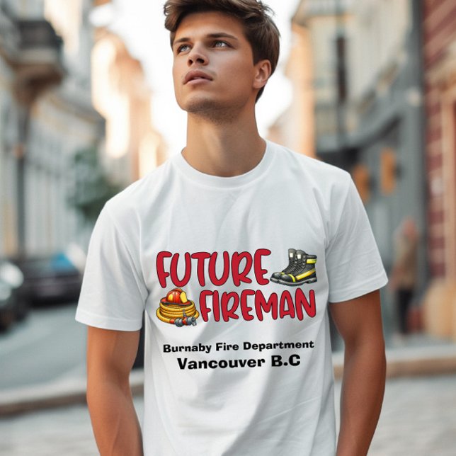 Camiseta Futuros bombeiros (Criador carregado)