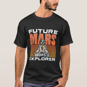 Camiseta Futuros Ditos do Planeta Espacial do Explorador Ma