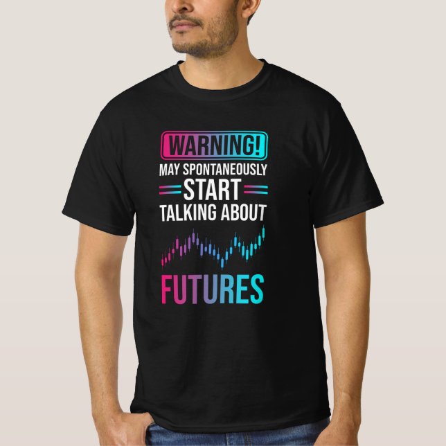 Camiseta Futuros Mercado de Ações Comerciais (Frente)