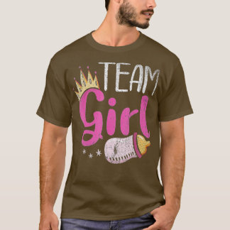 Camiseta Futuros Pais Equipe Rapariga Anunciando Sexo