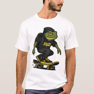 Camiseta FUZI - Camisa-T de Sapo de skater urbano