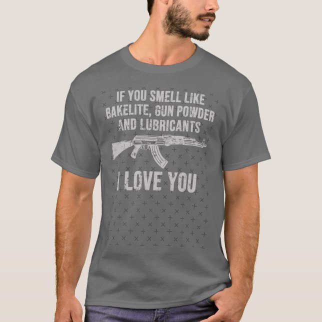 Camiseta Fuzil de assalto AK47 AK47 Bakelite 2501 presente  (Frente)
