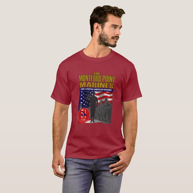 Camiseta FUZILEIROS NAVAIS DO PONTO DE MONTFORD: Primeiro (Frente Completa)