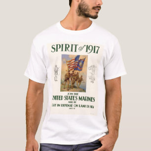 Camiseta Fuzileiros navais - espírito de 1917