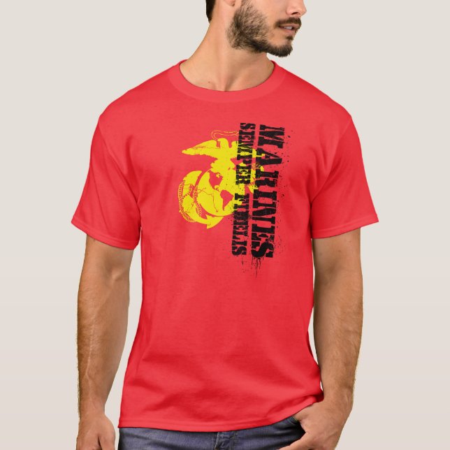 CAMISETA FUZILEIROS NAVAIS SEMPER FIDELIS (Frente)