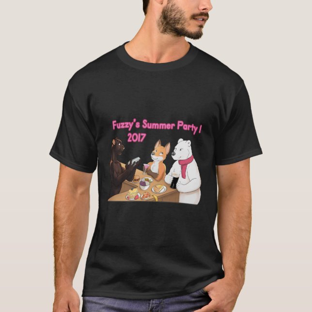 Camiseta Fuzzy's Party, Summer 2017! Tee Shirt (Frente)