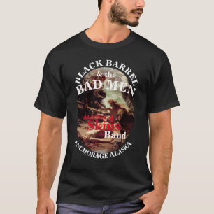 CAMISETA FV COHO PRETO BARRIL HOMENS MAUS ANCHORAGE ALASKA 