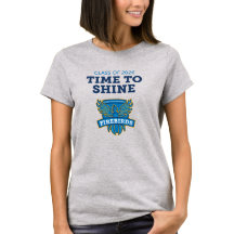 Camiseta FVHS É Hora de Brilhar (Feminina, Cinza)