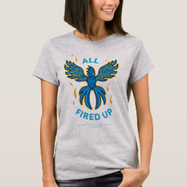 Camiseta FVHS Firedbird - Tudo Causado, Cinza feminino