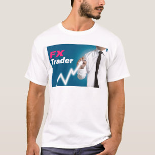 Camiseta FX operador desenhar preço de mercado no ecrã táct