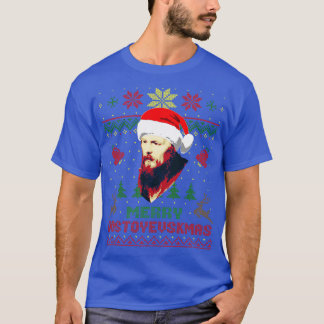 Camiseta Fyodor Dostoevsky Encantado Natal 1