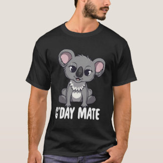 Camiseta G. Day Mate australiano Kawaii Koala Austrália Lan