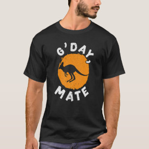 Camiseta G' Day Mate Kangaroo Austrália australiana Aussie 