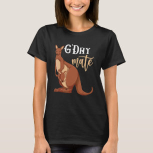 Camiseta G Dia Companheiro  Animal de Zoológico Australiano