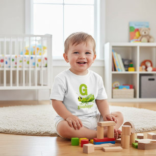Camiseta G é para Gafanhoto -Aprendizado do Alfabeto Fofo